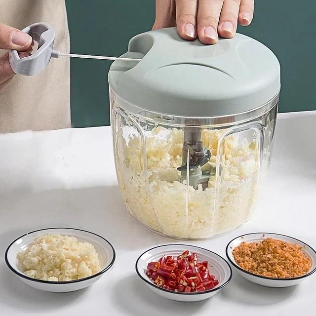 Manual Food Chopper Pink Plastic 900ml