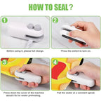 Portable USB-C Sealing Machine White