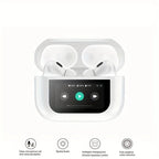 Wireless Bluetooth 5.2 Earbuds White Touch Screen Fast Charge