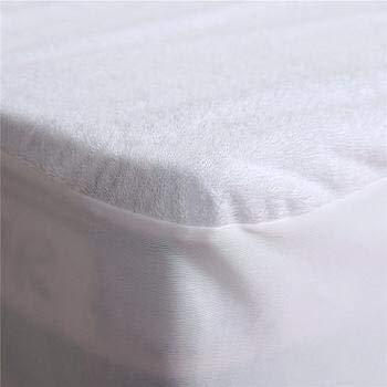 Terry Cotton Mattress Cover King Size Waterproof Stain Resistant