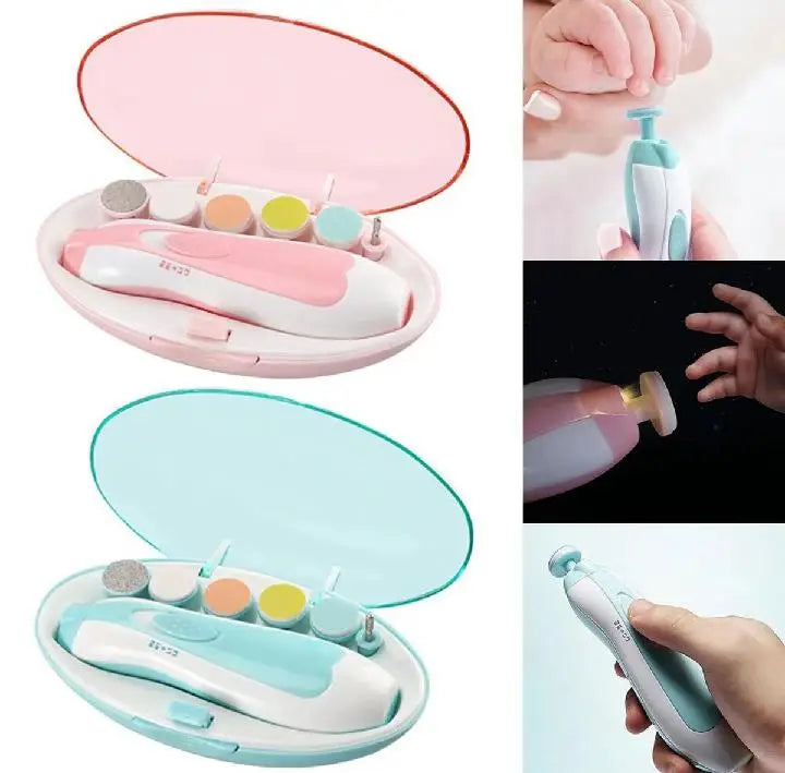 Baby Nail Clippers Safe Electric Baby Nail Trimmer, Baby Nail File Kit Born