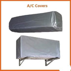 Premium Silver AC Cover Dust Proof Rain Resistant