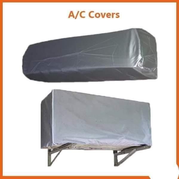 Premium Silver AC Cover Dust Proof Rain Resistant