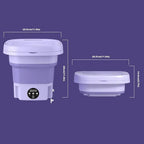 Portable Mini Washing Machine Blue ABS Pakistan