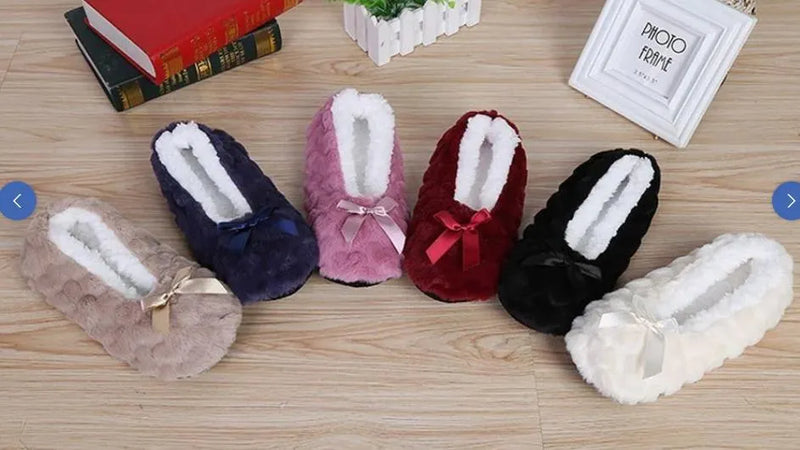 Women Furr Slippers Multicolor Casual Home Wear